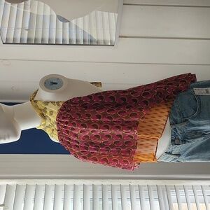 Zara Babydoll Tie back Halter top- NWT